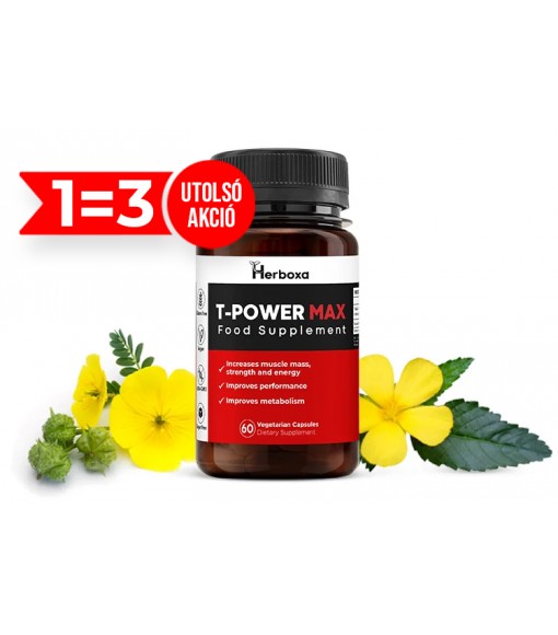 Herboxa® T-Power MAX | Tribulus Terrestris-szel