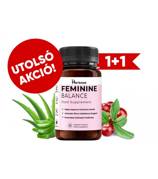 Feminine Balance - A tökéletes étrend-kiegészítő a nők egészségéért a Herboxától