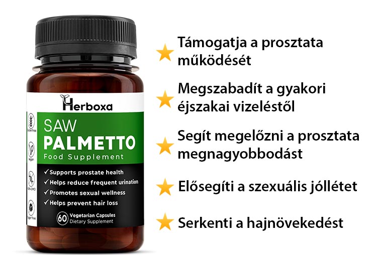 Herboxa Saw Palmetto – étrend-kiegészítő