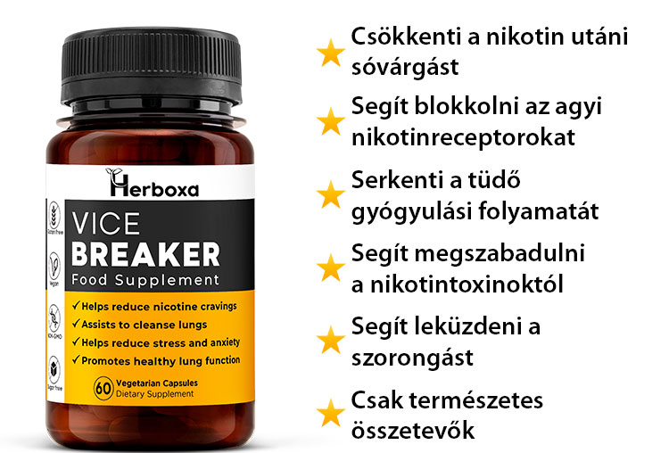 Herboxa Vice Breaker | Dohányzásról való leszokást segítő étrend-kiegészítő 